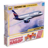 Сборная модель «Самолёт SuperJet 100»