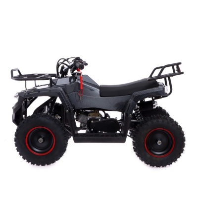 Квадроцикл бензиновый ATV GR6.40 - 49cc, цвет чёрный карбон