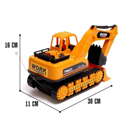 Экскаватор радиоуправляемый «Спецтехника», работает от батареек